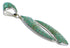Silver Turquoise Inlay Jewelry Pendant PX28959